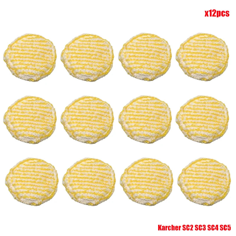 Mop Cloth Cover For Karcher SC2 SC3 SC4 SC5 Handheld Steam Vacuum Cleaner Large Round Brush Steamer Cover Nylon Accessories
