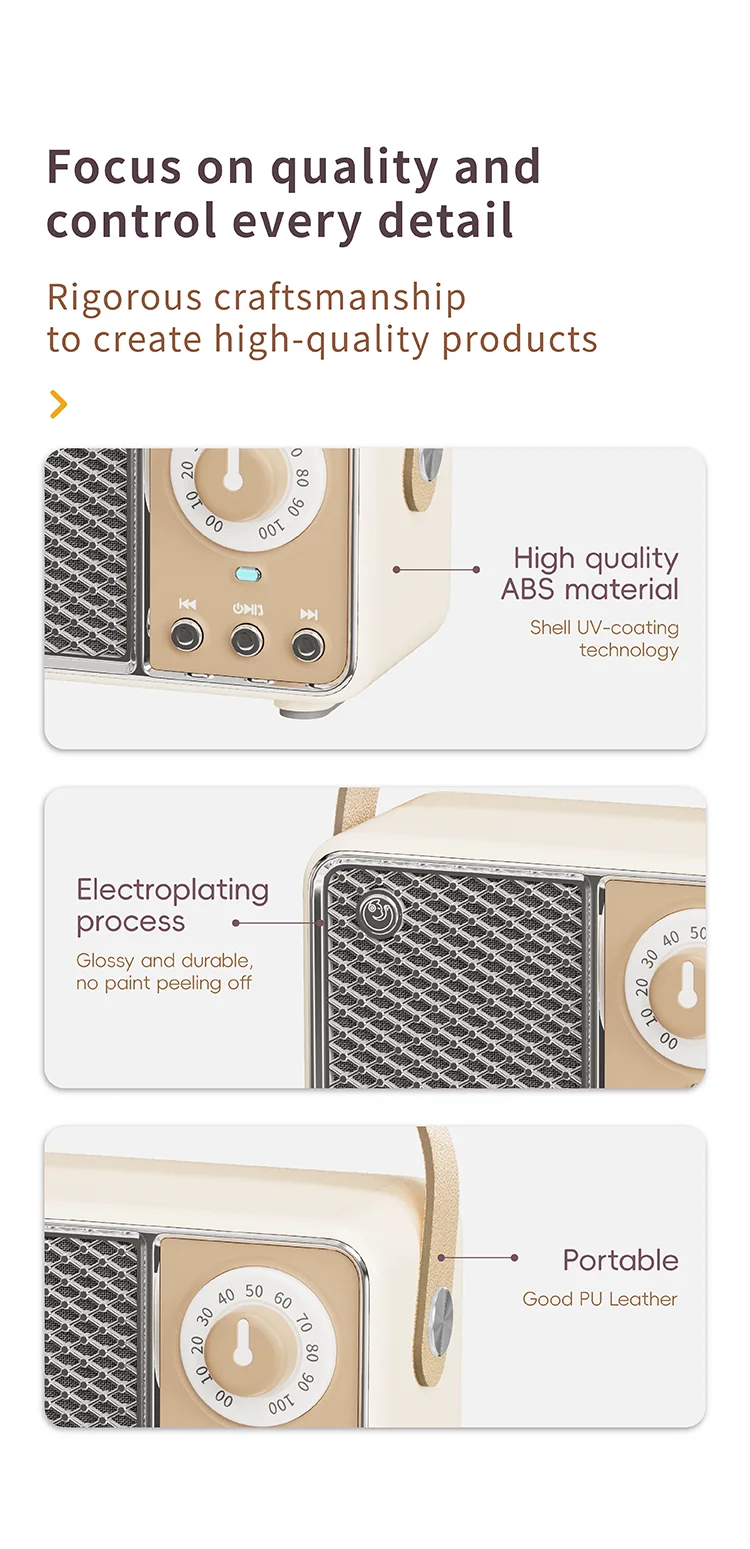 Caixa De Som Bluetooth Speaker Portable Sound Box Music Wireless Radio FM Mini Bocina Mp3 Coluna Column Blootooth Audio Baffle