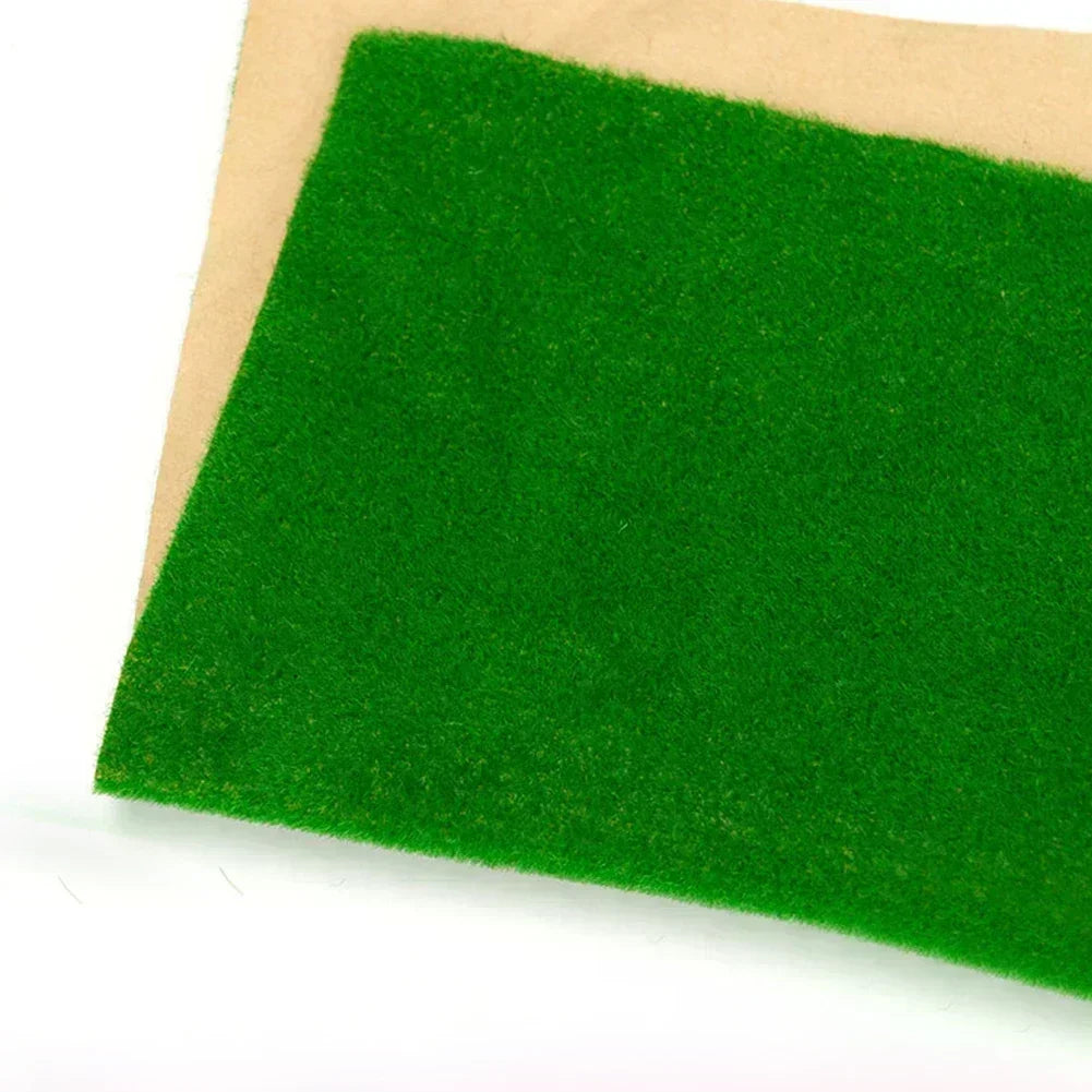 35x100cm Artificial Grass Mat Layout Train Railway Artificial Lawn Carpet Model Grass Mat Turf 3D Landscape Grass Mat Garden Dec