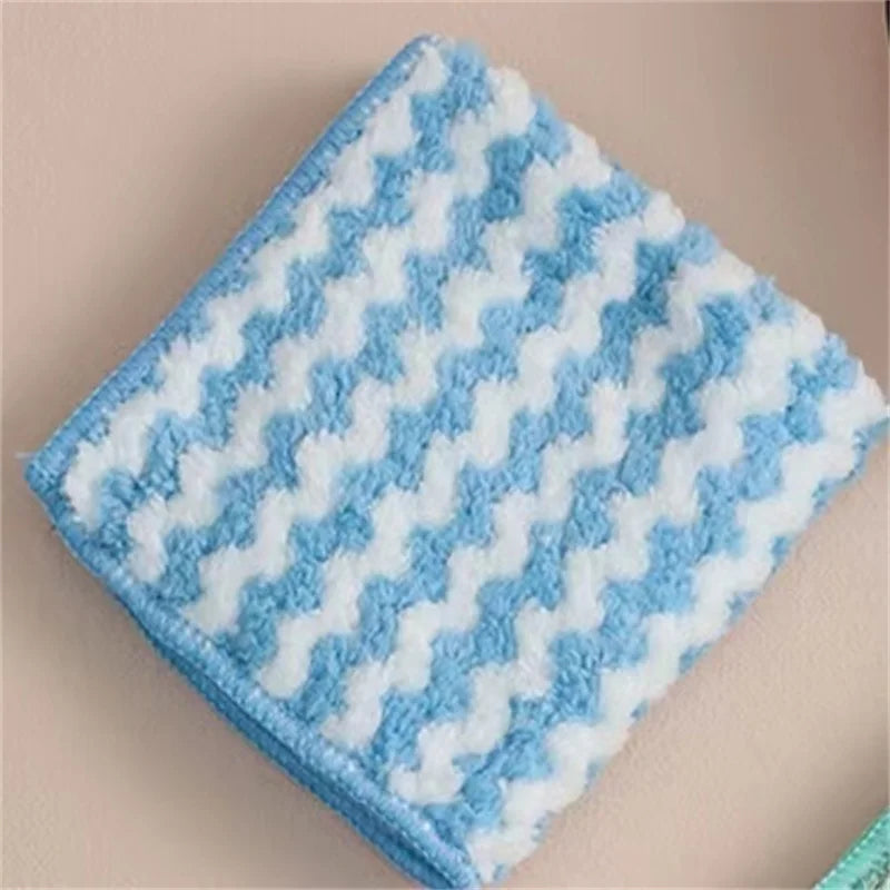 3/5 pieces of microfiber cloth and lazy person absorbent cleaning Kitchen towel cloth for washing dishes tablecloth