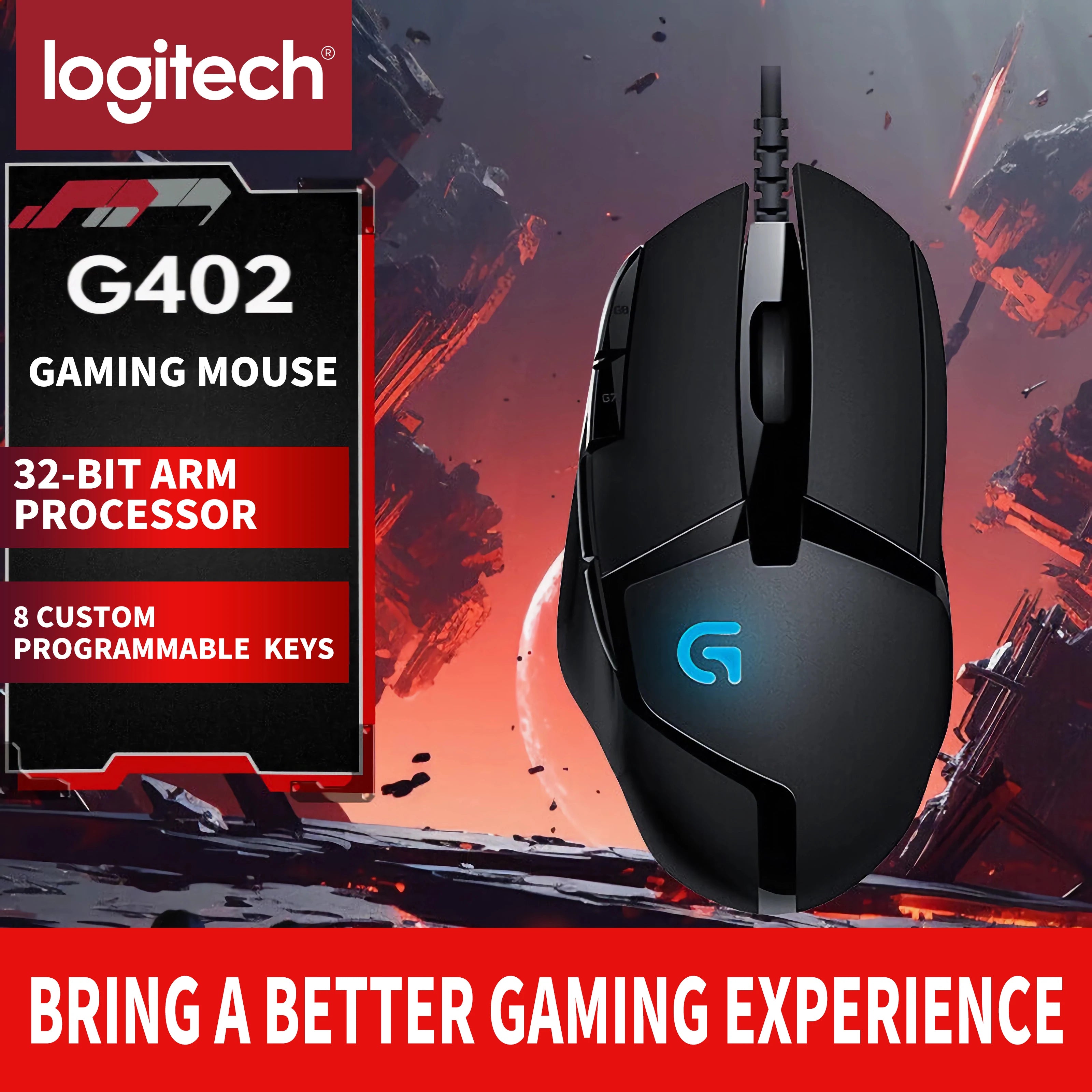 Logitech G304\G102\G402\G203\M650\M350\M750 Wireless Mouse Gaming Mouse Lightweight Portable Office Mouse M221\M220\M280\M330