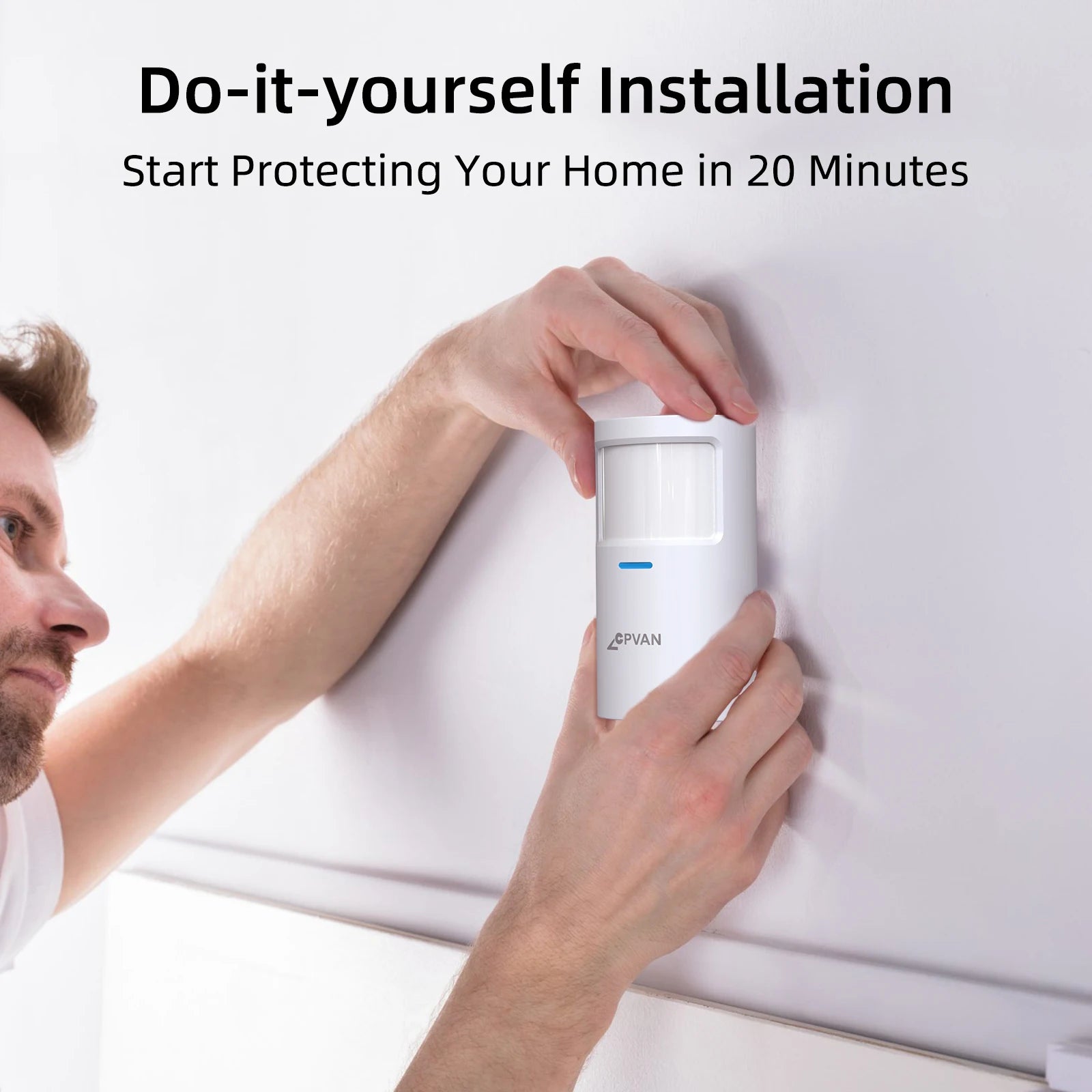 CPVAN Tuya smart Home Alarm System Wireless WiFi 4G 7 inch panel for Home burglar Security Protection Alarm Kit DIY Accessories