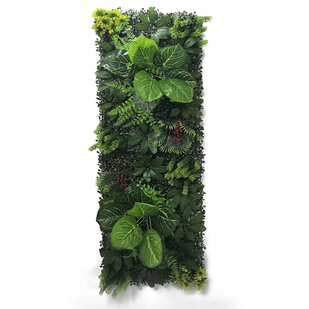 40*120CM Artificial Lawn Home Decoration Plants Wall Panels Plants Grass Branches Mixed Lawn Moss Grass