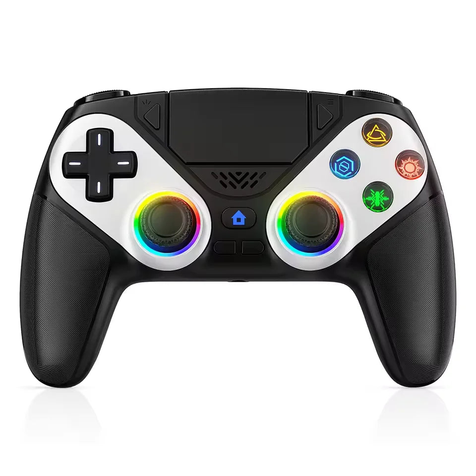Wireless RGB Light Gamepad For Playstation 5 Controller Console Gaming Controller With Turbo Dual Sense Vibrate Programming