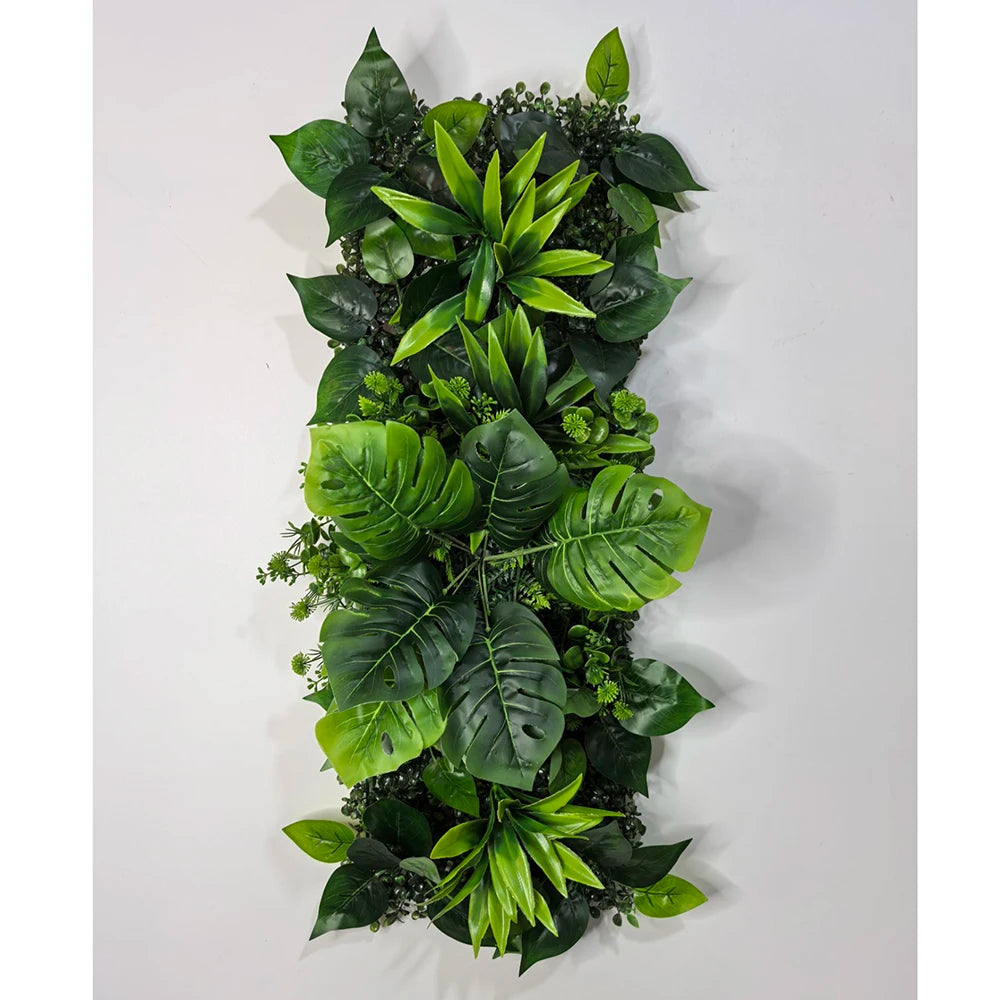 25*75CM Artificial Lawn  Plant Green Imitation Grass Plant Wall Panel Home Decoration Shingle Nail