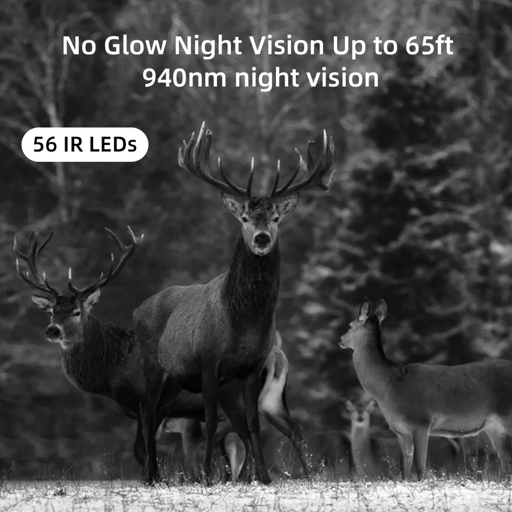4K Live Stream Trail Camera 4G  30MP APP Clould Service Hunting Cameras 8000Mah Li-Battery Night Vision Photo Traps HC940PROLI