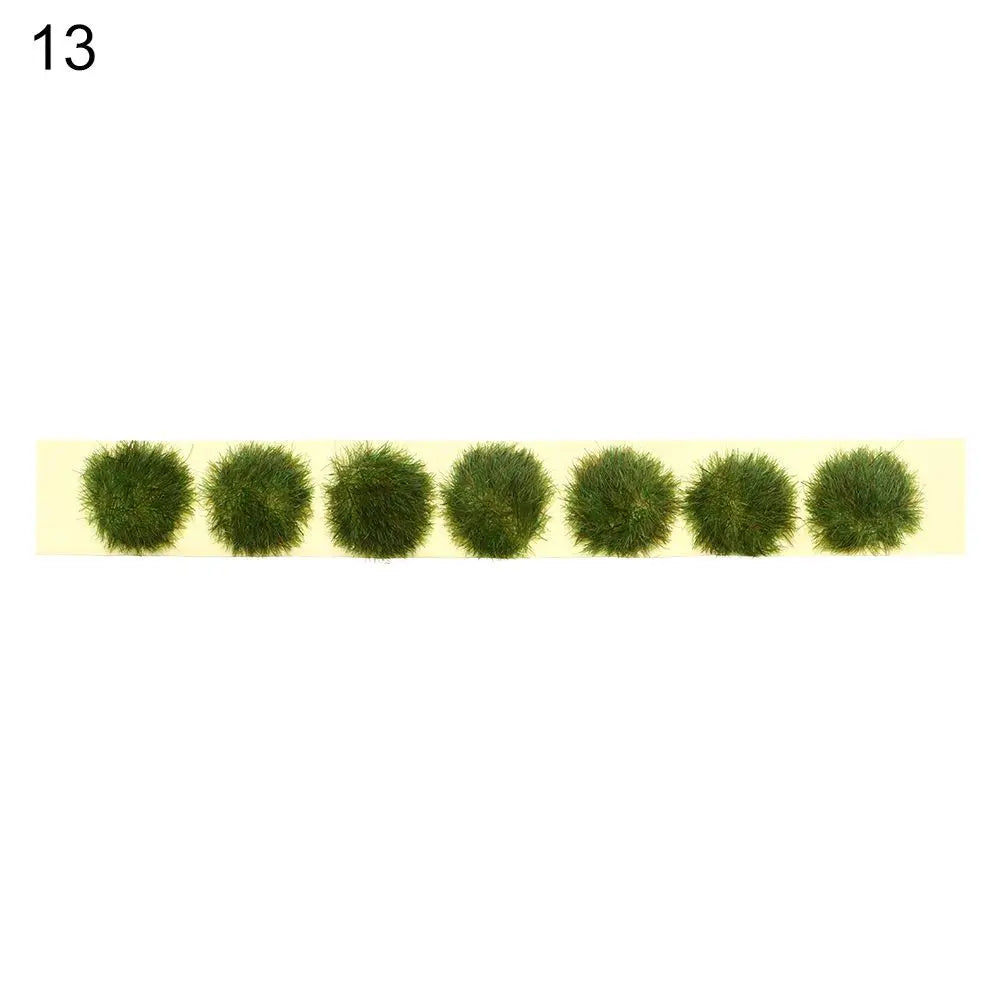 DIY Miniature Garden Decor Durable Static Scenery Model Landscape Wargame Grass Tufts Building Layout Sand Table Flower Cluster