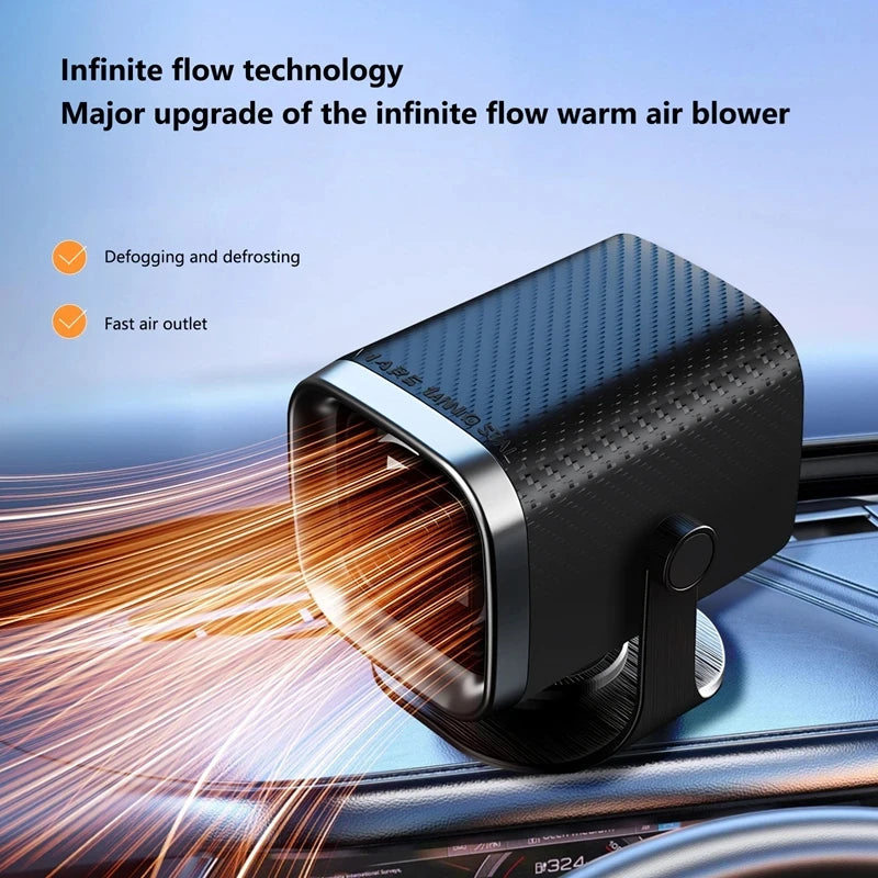 New Car Heater 12V/24V Electric Cooling Heating Fan Electric Heater Fan Windshield Defogging Demister Defroster Car supplies