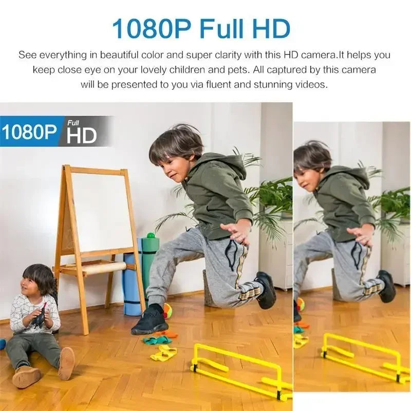 Mini 1080p HD Smart Camera Wireless Surveillance Security Video Cam Night Vision Motion Detect Camcorder Smart Home Cam Monitor