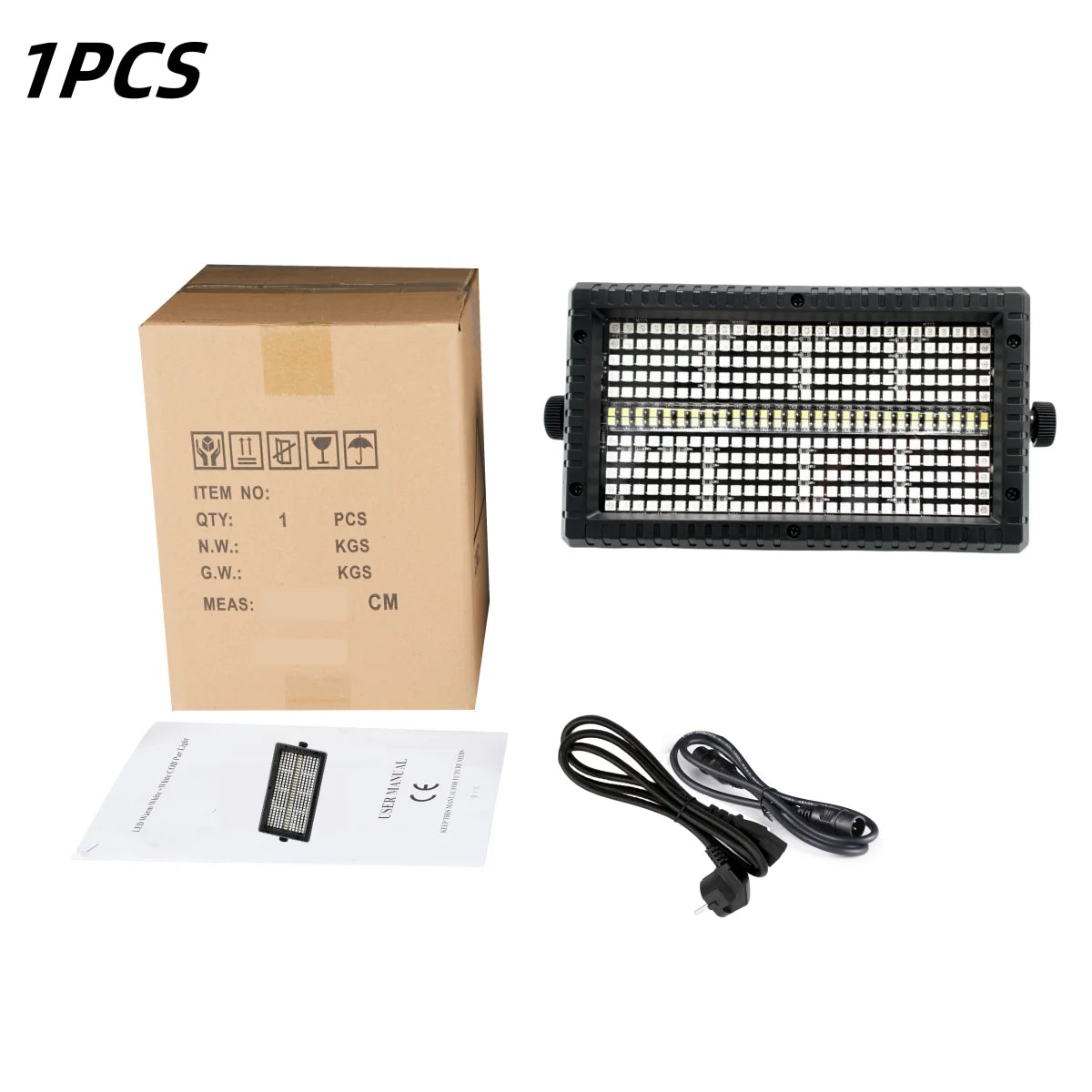 60W Mni LED Strobe RGBW 4in1 8 Zone White 8000K DMX Super Bright  Dj Wash Bar Strobe Stage Lighting Effects