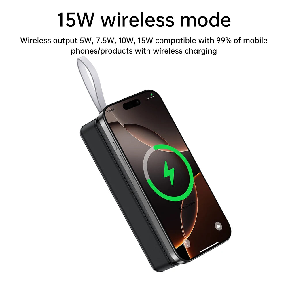 DIY 16x18650 Power Bank Case QC3.0/0C2.0/AFC/FCP/SCP 22.5W+15W Micro USB Type C 22.5W Fast Charging for Mobile Phones