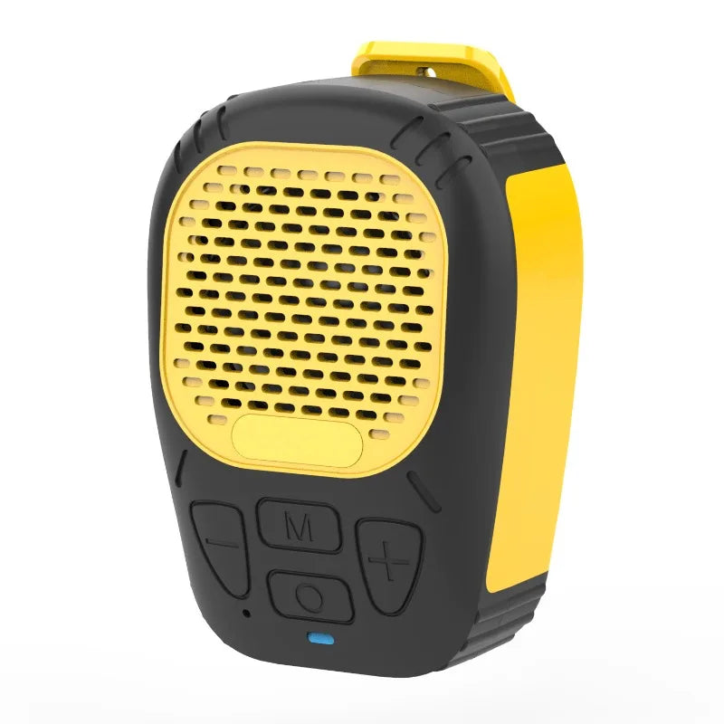 Wearable Bluetooth Speaker Magnetic Clip-On Wireless Speaker Waterproof Portable Sound with Strap for Hands-Free Music/Calls