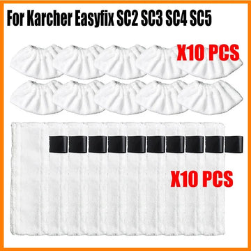 Mop Cloth for Karcher Easyfix SC2 SC3 SC4 SC5 Steam Cleaner Microfibre Floor Cleaning Pad Cover Steam Cleaner Accessories