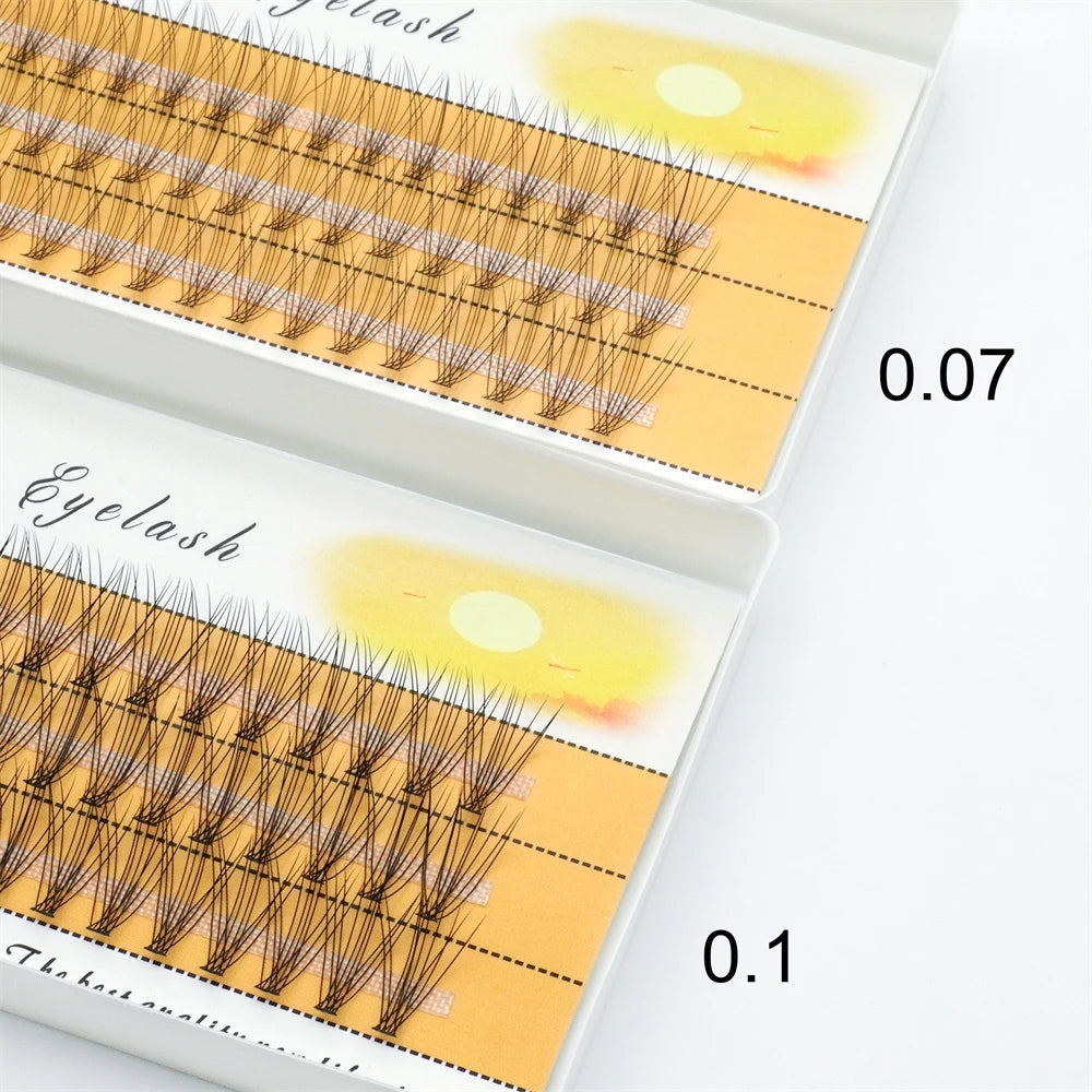 10D Eyelash 60 Clusters Professional Grafting Eyelash 3D Natural False Eyelash Personal Eyelash Extension Natural False Eyelash