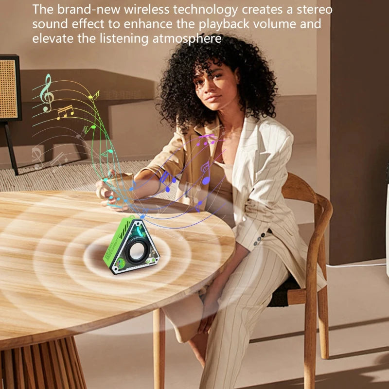 Portable TWS Bluetooth Speaker Audio Subwoofer Mini Wireless Portable Speaker HiFi Music Surrounding Sound Outdoor Loudspeaker