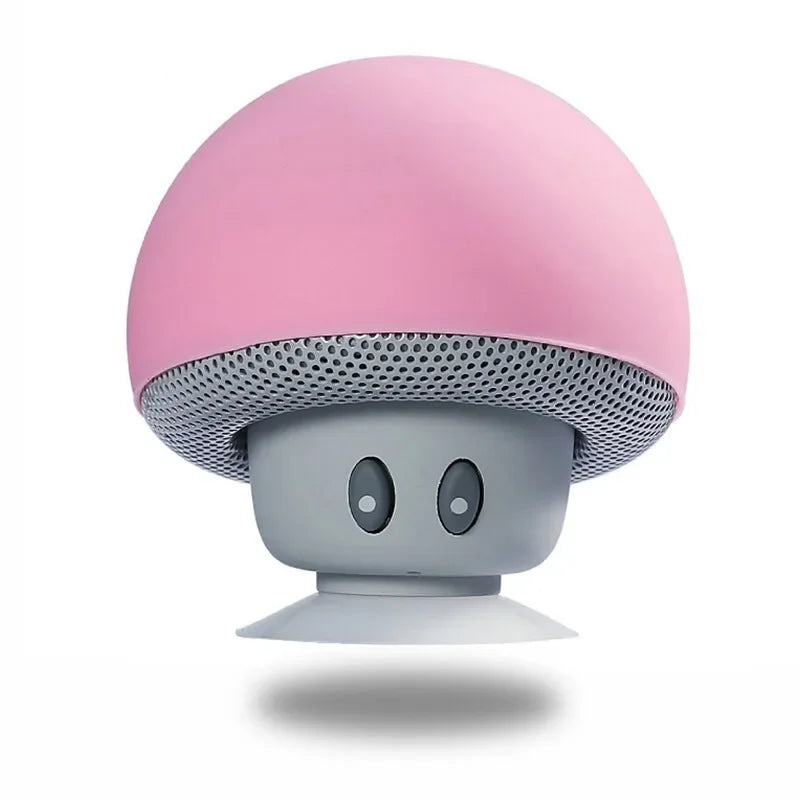 Bluetooth Mushroom Speaker Portable Subwoofer with Suction Cup Function