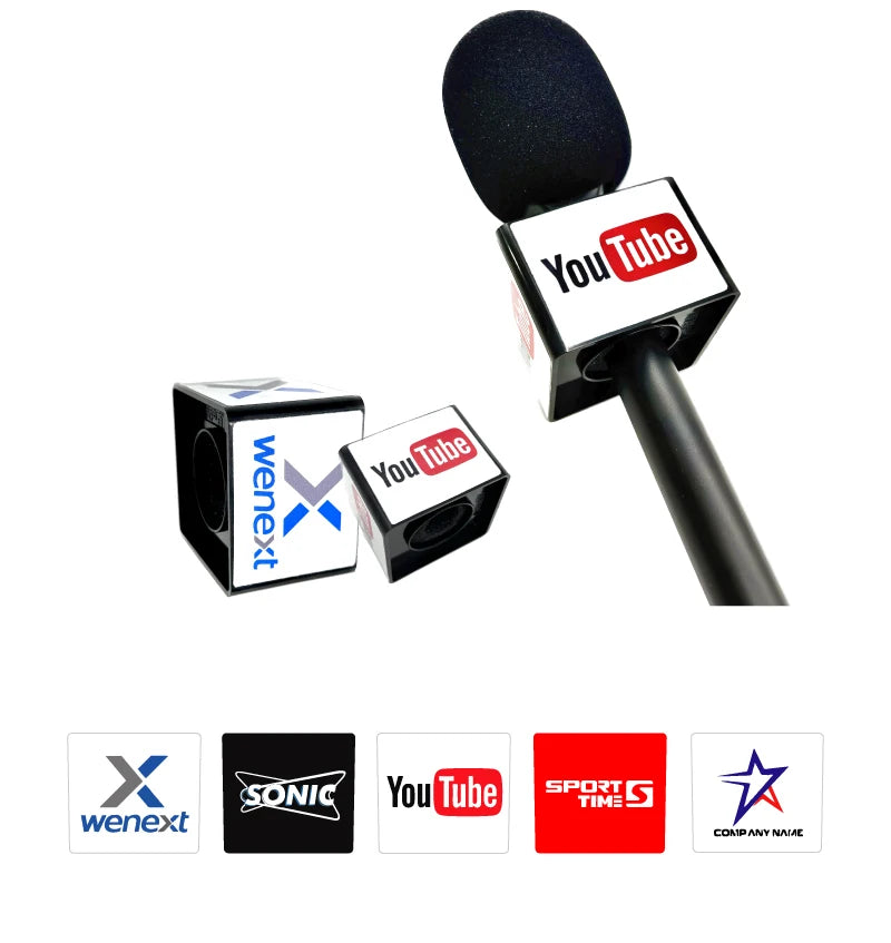 Wireless Interview Mic Professional Handheld reporter Microphone for iPhone Smartphone content creator Broadcast iOS Android mic