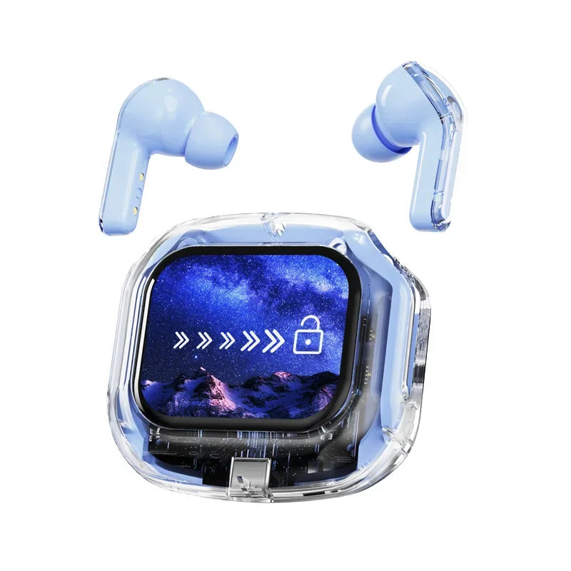 Wireless Bluetooth-compatible Earphones Air31 intelligent Touch Color LCD Screen TWS Earbuds HIFI Noise Reduction Stereo Headset
