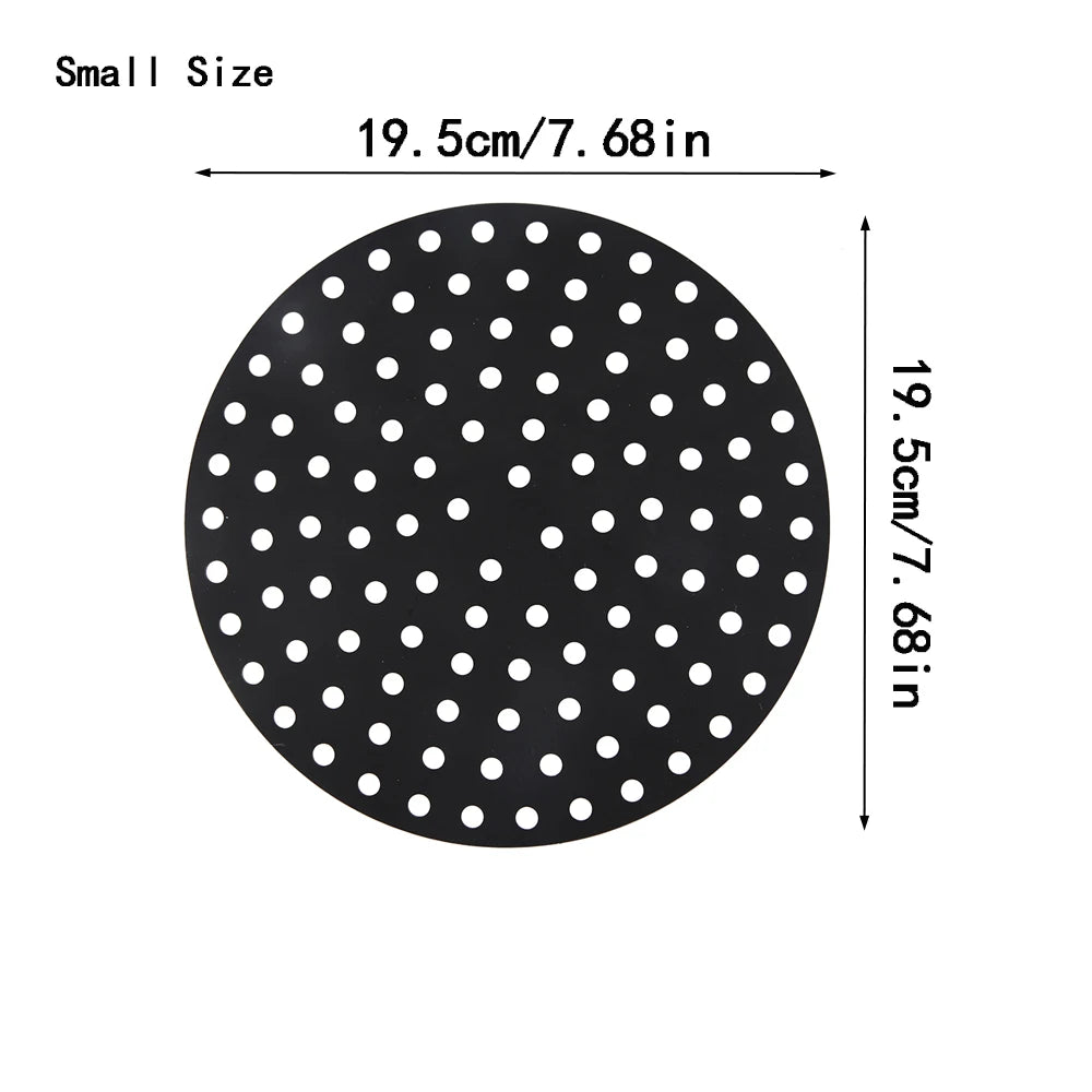 Air Fryer Silicone Mat Kitchen Accessories Non-stick Baking Mat Pastry Tools Accessories Bakeware Oil Mats Cake Grilled Saucer