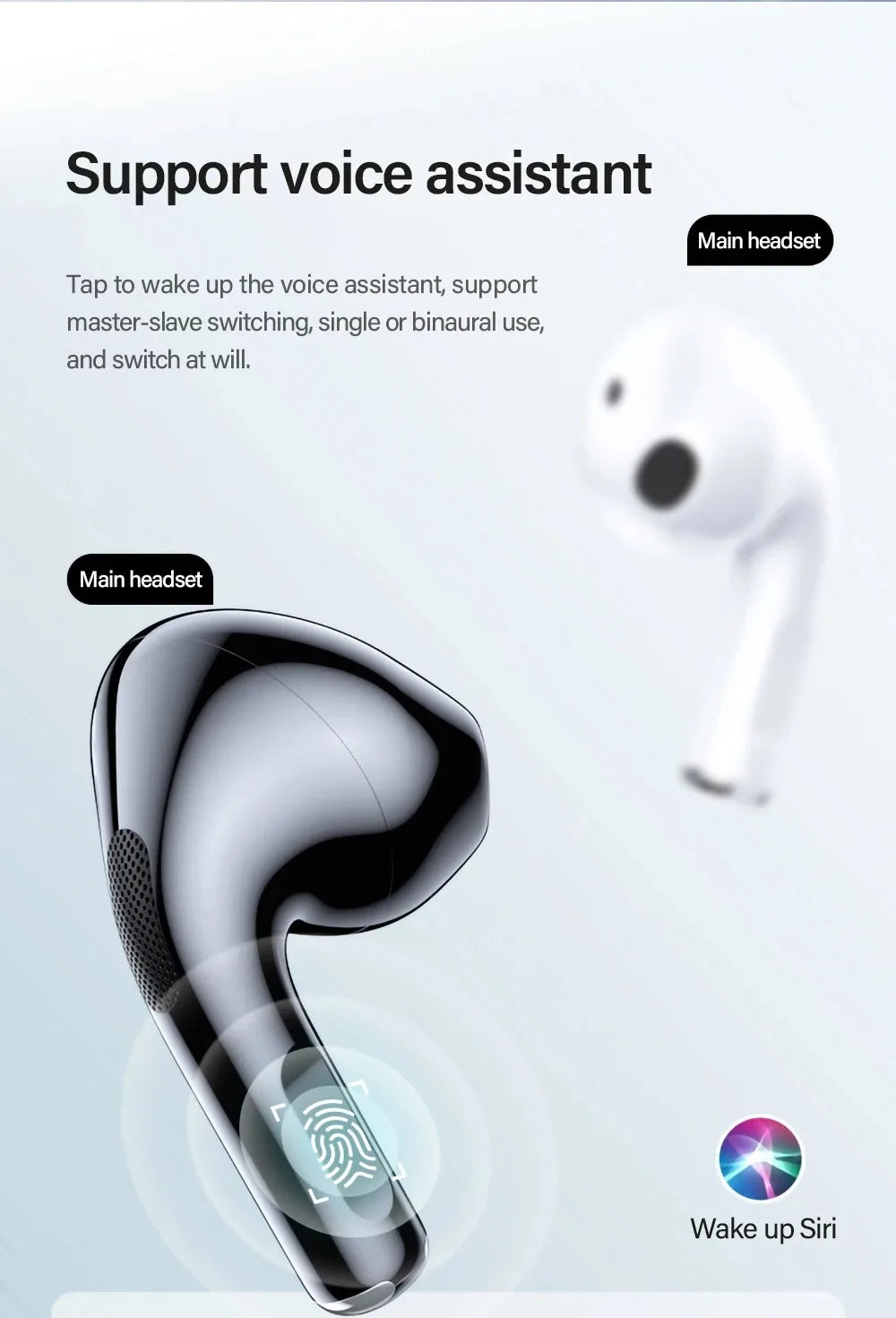 New Lenovo LP40 Earphones TWS Wireless Bluetooth Earbuds Bass Touch Control Stereo Noise Reduction Long Standby Original