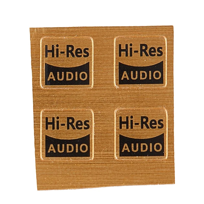 10pcs Hi-Res Audio Adapter Stickers For Walkman/Fiio/Iriver/Cayin MP3 All Hifi Device Audio Earphone Stickers 7.1x7.1mm