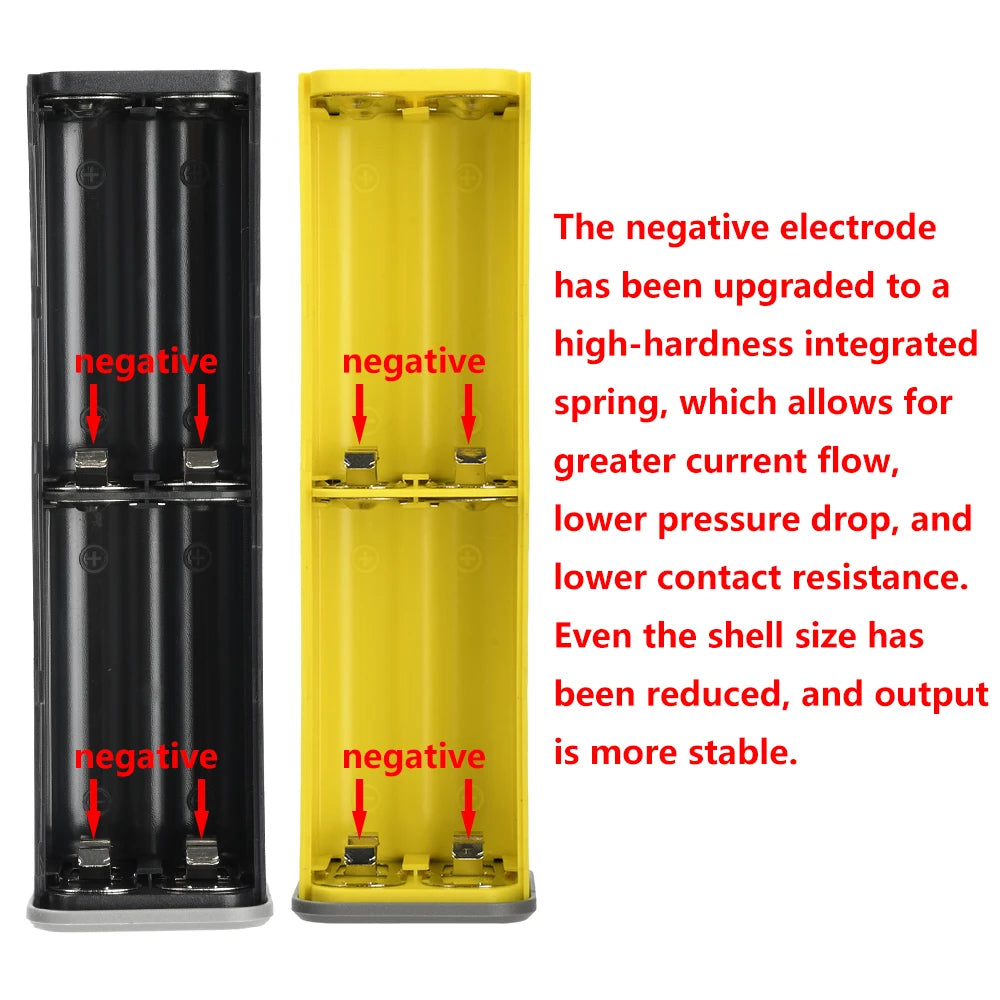 8*18650 Power Bank Battery Case 22.5W PD 45W Fast Charging Battery Storage Box Welding Free USB+Type-C Port