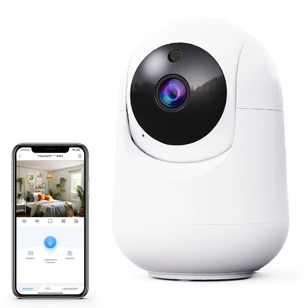 5MP IP Camera PTZ WiFi Camera Home Indoor Baby/Elderly Monitor Camera Security Protection Auto Tracking CCTV Camera