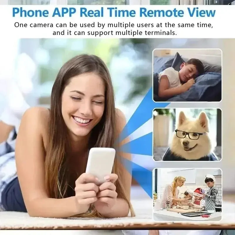 Smart Home Camera Mini Surveillance With Night Vision Motion Detection Wifi Connection 1080P HD For Home Security Cameras