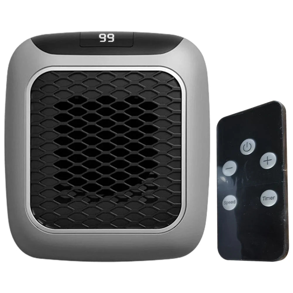 800W Wall Mount Electric Heater PTC Ceramic Digital Heaters Portable Fast Heating Warmer For Indoor Bedroom Bathroom Living Room