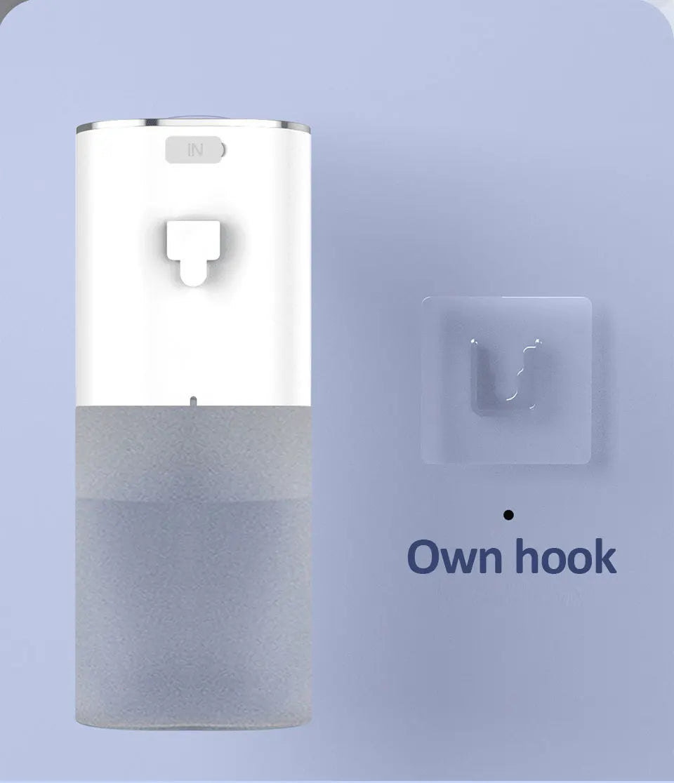 Automatic Soap Dispensers 400ml 4-Gears Adjustable Bathroom Smart Washing Hand Machine USB Rechargeable Touchless Hand Sanitizer