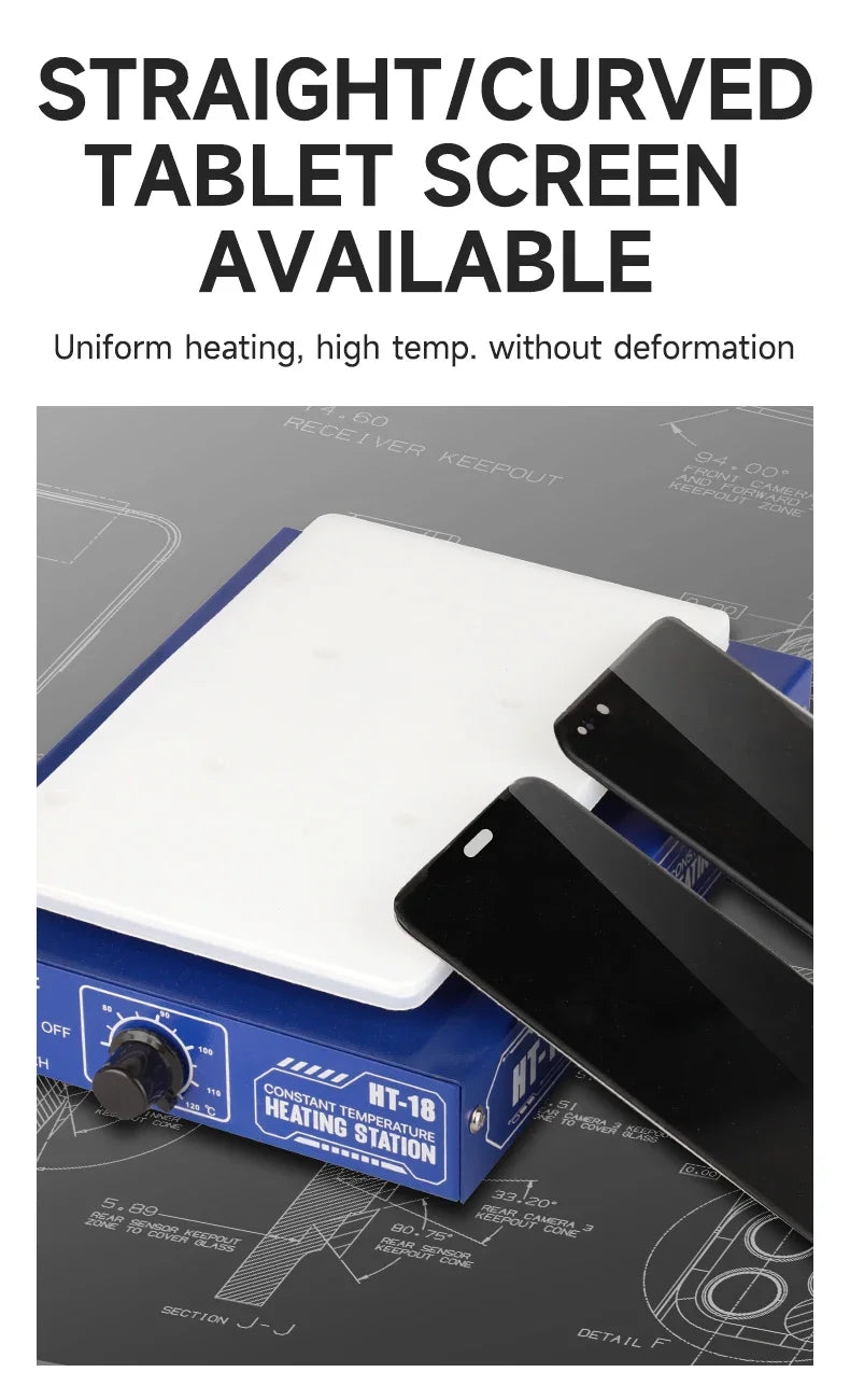 MECHANIC HT18 Smart Digital Heating Platform Thermostatic Control for Screen Removal Welding Circuit Repair Heating Application