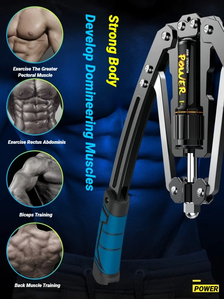 Adjustable 10-200Kg Hydraulic Power, Home Chest Amplifiers, Forearm Exerciser, Expander For Arm, Biceps,Abdomen, Strength
