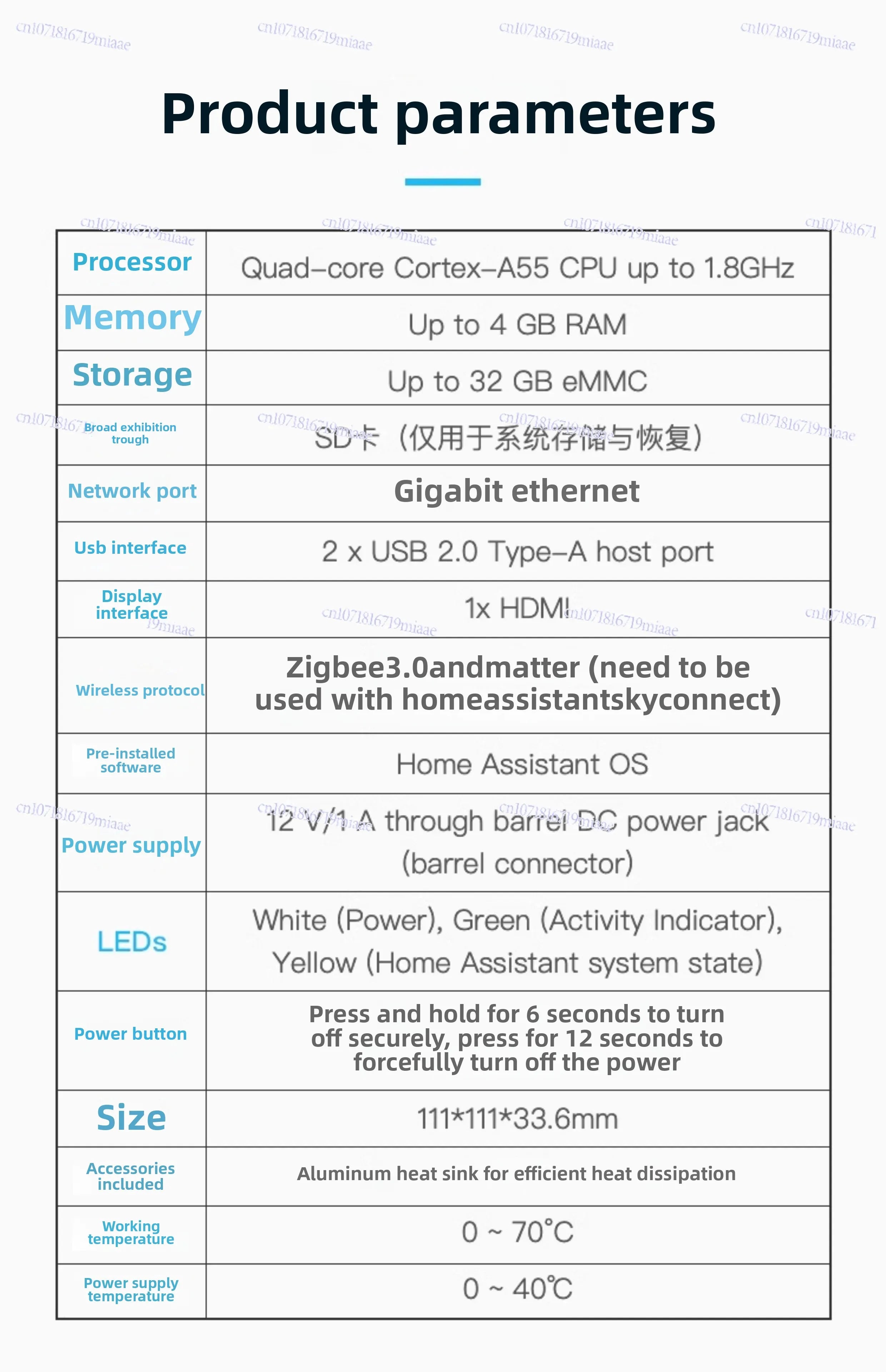 HomeAssistant Green Smart Home Box, Gateway Server