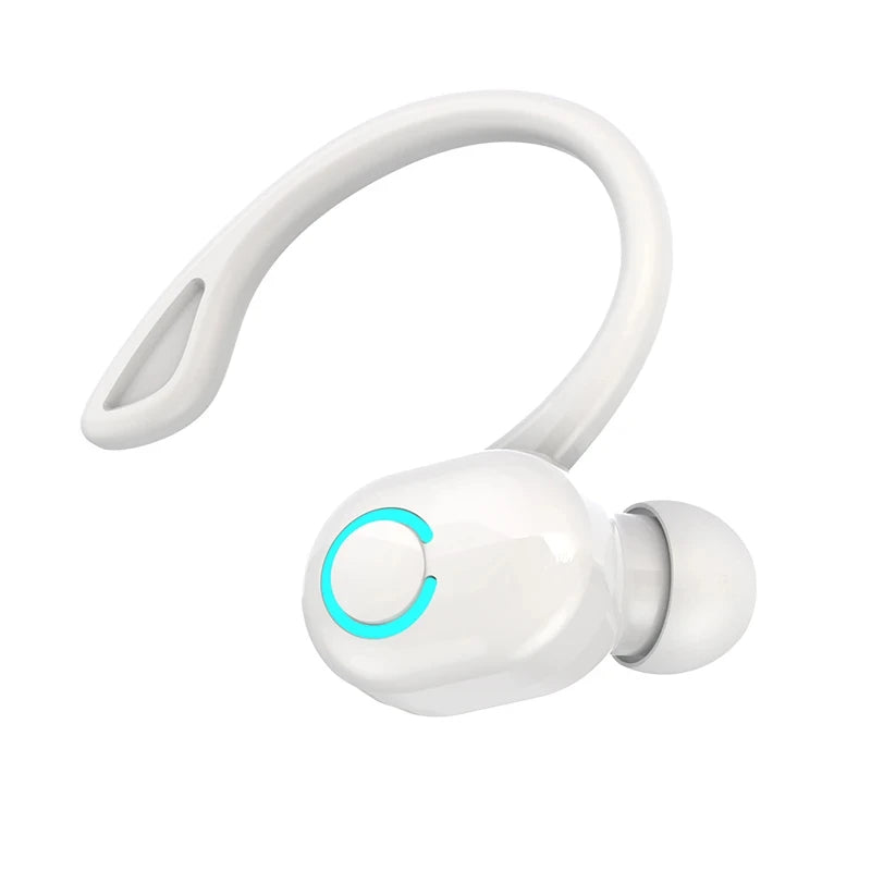 Bluetooth 5.2 Business Wireless Headphone Ear-Hook Mini HIFI Bass Noise Cancelling Earphone With Mic Sport Game Headset
