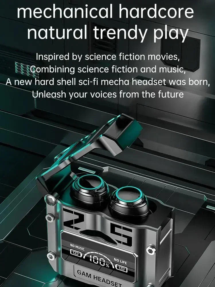 M25 TWS Wireless Headphones Earphones Bluetooth Touch Control Noise Reduction Stereo Waterproof Earbuds Headsets