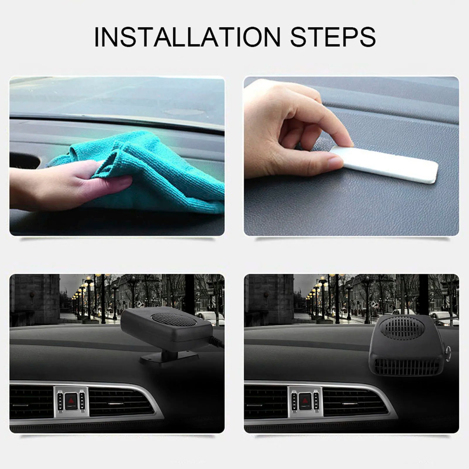 12V 200W Car Portable 2 in 1 Ceramic Heating Cooling Heater Fan Defroster Demister  Car Demister Car Fan Ceramic Heater