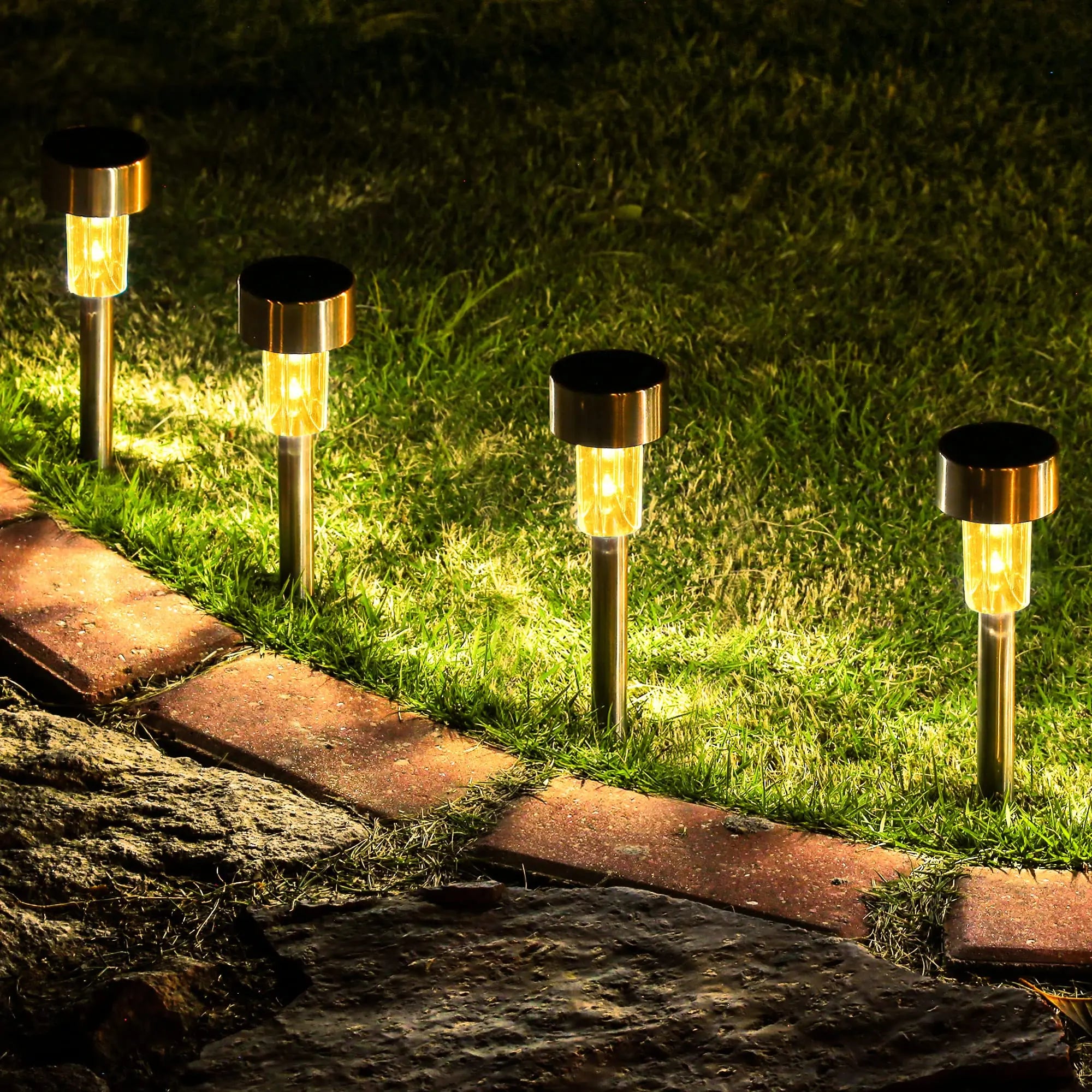 Outdoor Solar Landscape Lawn Lights,  Garden Lights, Waterproof Decoration Lights for  Pathways, Patio, Yards, Lawns, Walkways