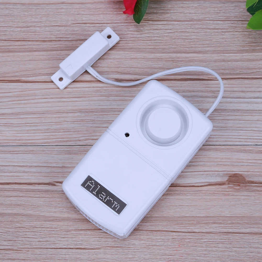 Mini Alarm Sensor Detector Battery Powered Sticky Window Magnetic Alarm System Easy Installation Lightweight for Factory Company