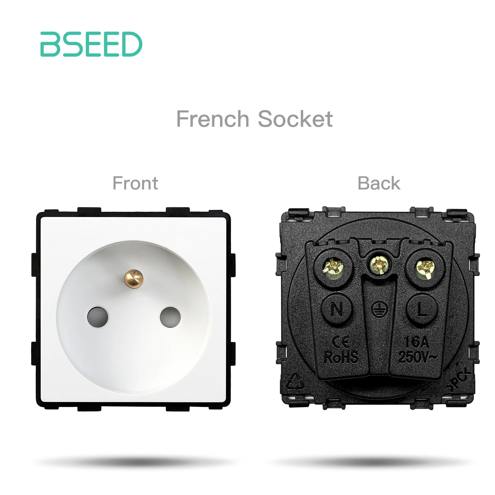 BSEED Wifi Smart Thermostats Electric Boiler Water Floor Heating Central Controller Glass Panel Socket Switch DIY Accessory Part