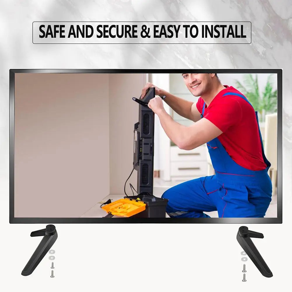 1set TV Stand Legs For 28 32 40 43 49 50 55 65 Inch TV Stand With Screws Tv Brackets Universal Tv Stand Base Holder