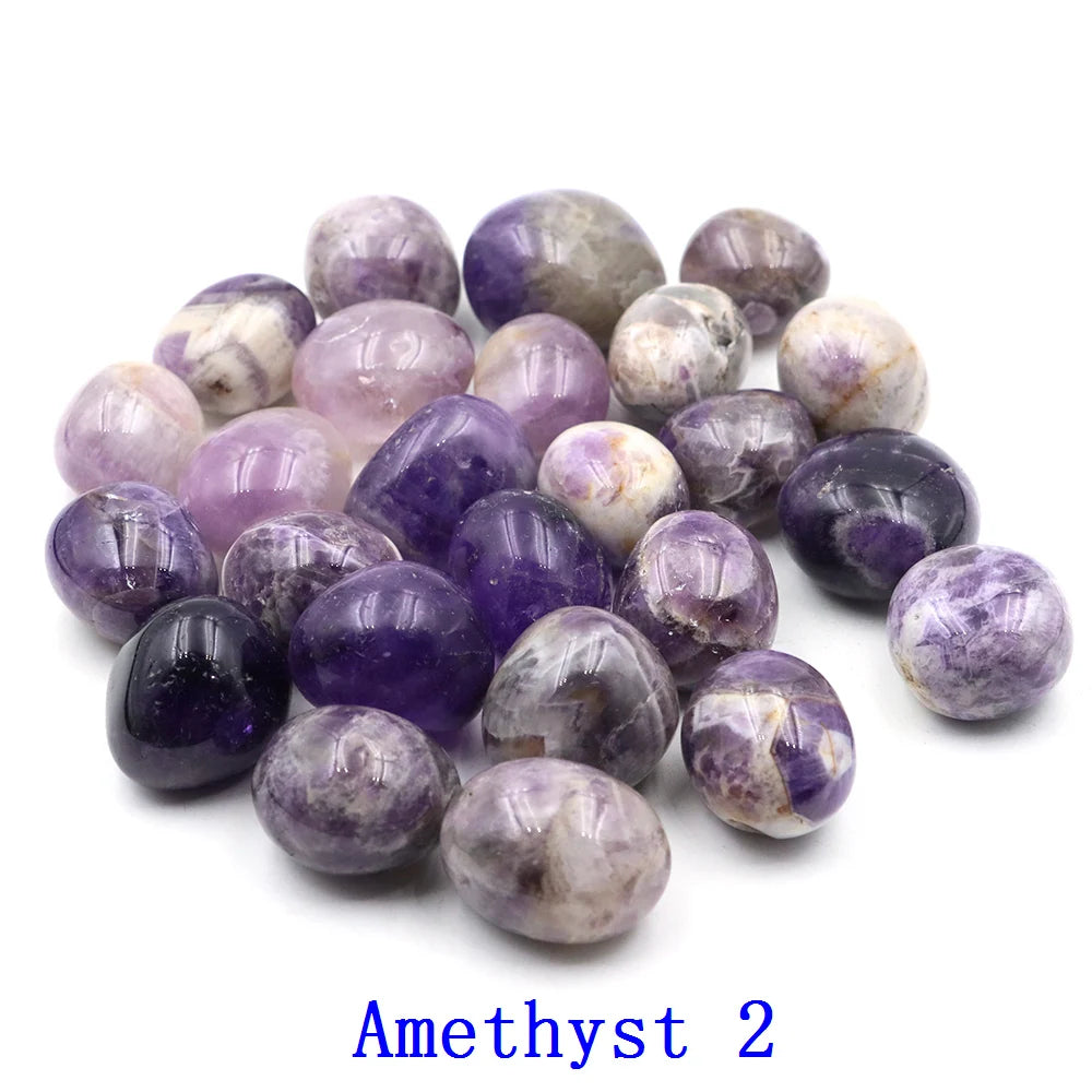 Natural Tumbled Stones Crystals Tumbled Polished Rock Gemstone Specimen Energy Mineral Aquarium Garden Home Decor Bulk Wholesale