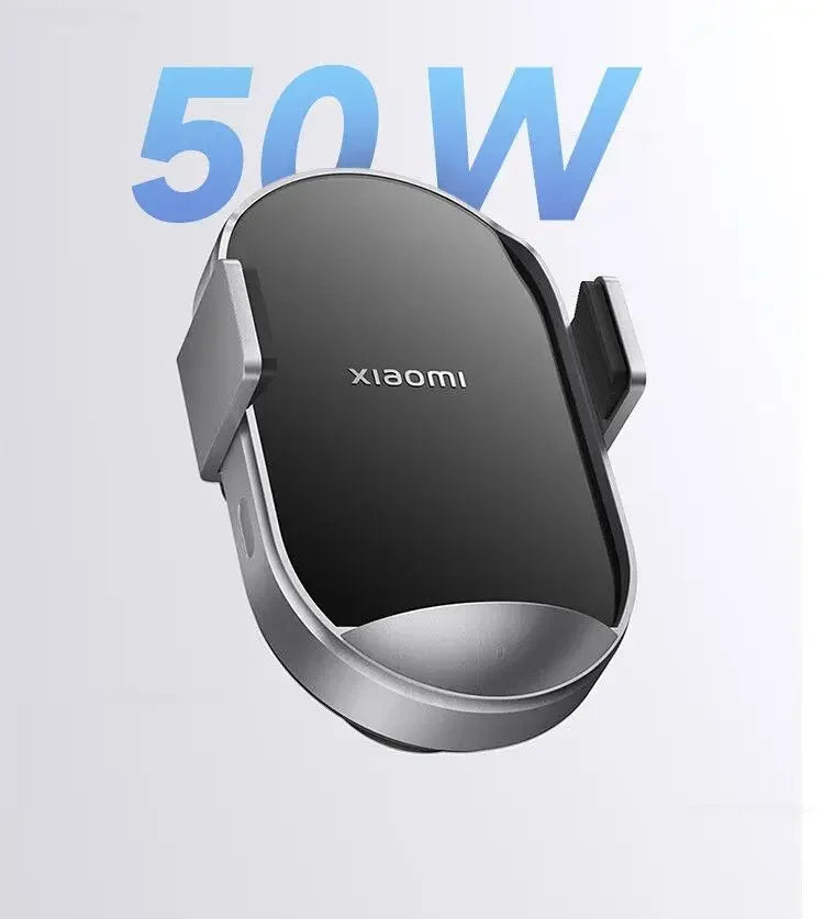 Xiaomi 50W Car Wireless Charger Set Dual Interface Fast Quick Charging Support Power-Off and Inductive Expansion Portable Holder