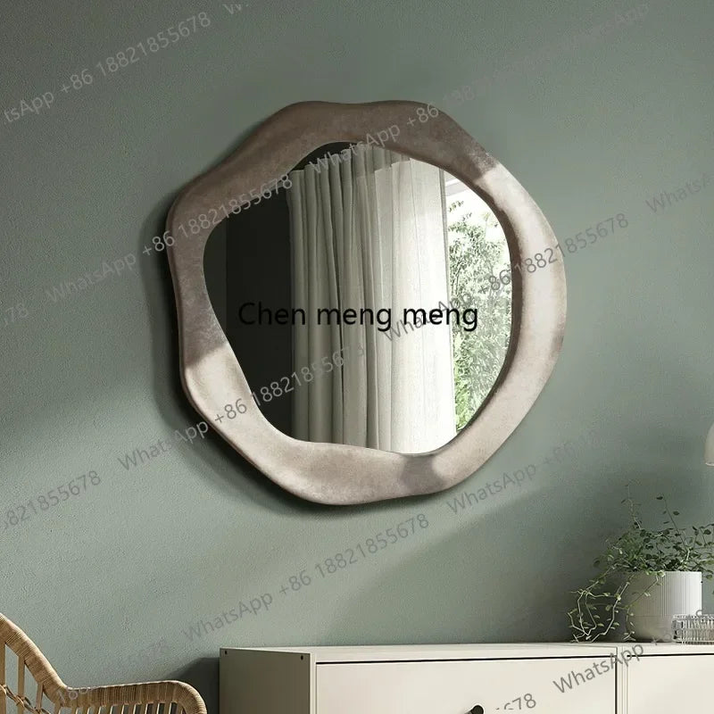 XIrregular bathroom mirror retro art deco, makeup, porch wall mirror