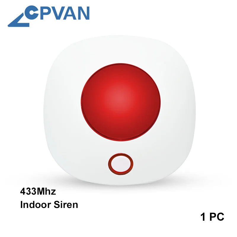 CPVAN Tuya smart Home Alarm System Wireless WiFi 4G 7 inch panel for Home burglar Security Protection Alarm Kit DIY Accessories
