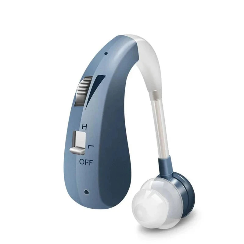 New Compact Lightweight Single Rechargeable Headphones Noise Cancelling Feature Ear-hook Earbuds Suitable For The Elderly