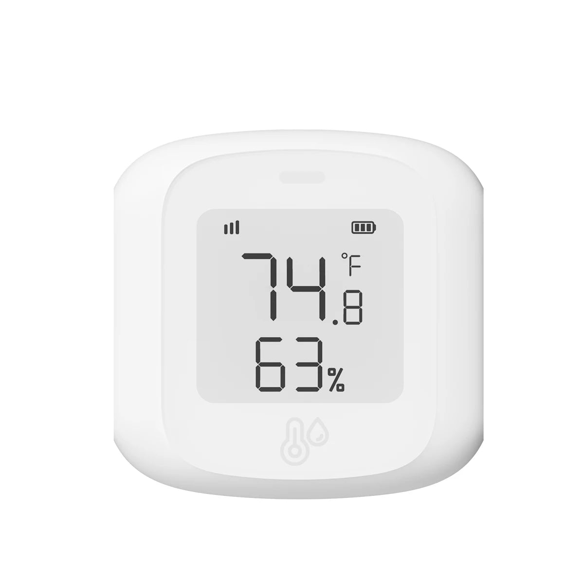 Smart WiFi/Zigbee Temperature and Humidity Sensor Indoor Hygrometer Thermometer with LCD Display Support Home Assistant Zigbee2m