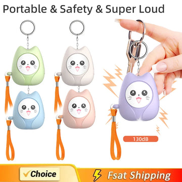 Personal Self Defense Alarm 130db Self Defense Siren Safety Alarm For Women Girl Personal Keychain Alarm
