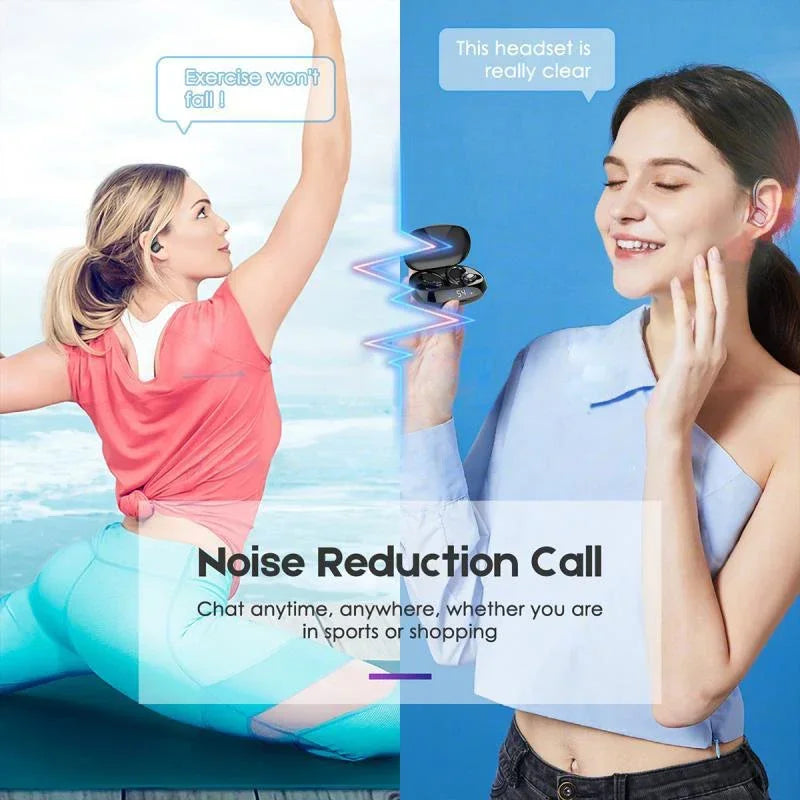 Original Wireless bluetooth headphons Ear hook Stereo earbuds Sports Waterproof Headset for workout sports running