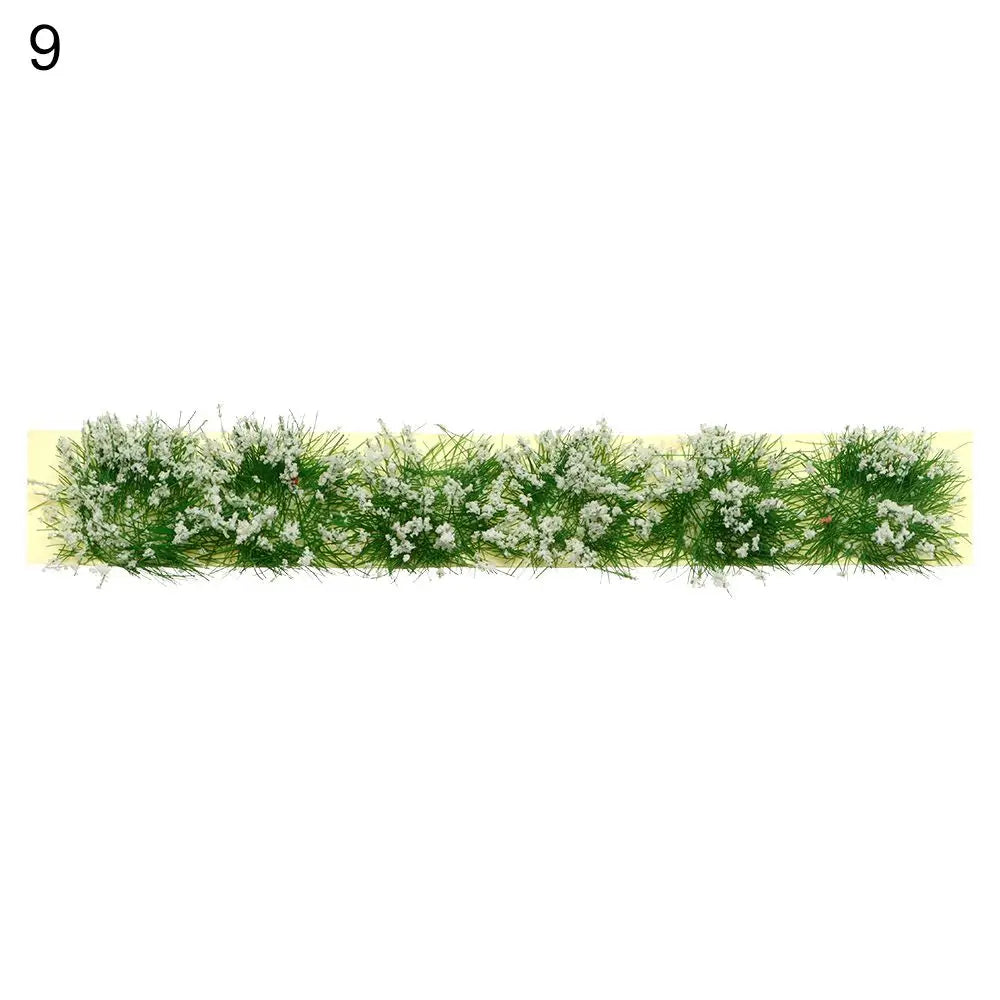 DIY Miniature Garden Decor Durable Static Scenery Model Landscape Wargame Grass Tufts Building Layout Sand Table Flower Cluster