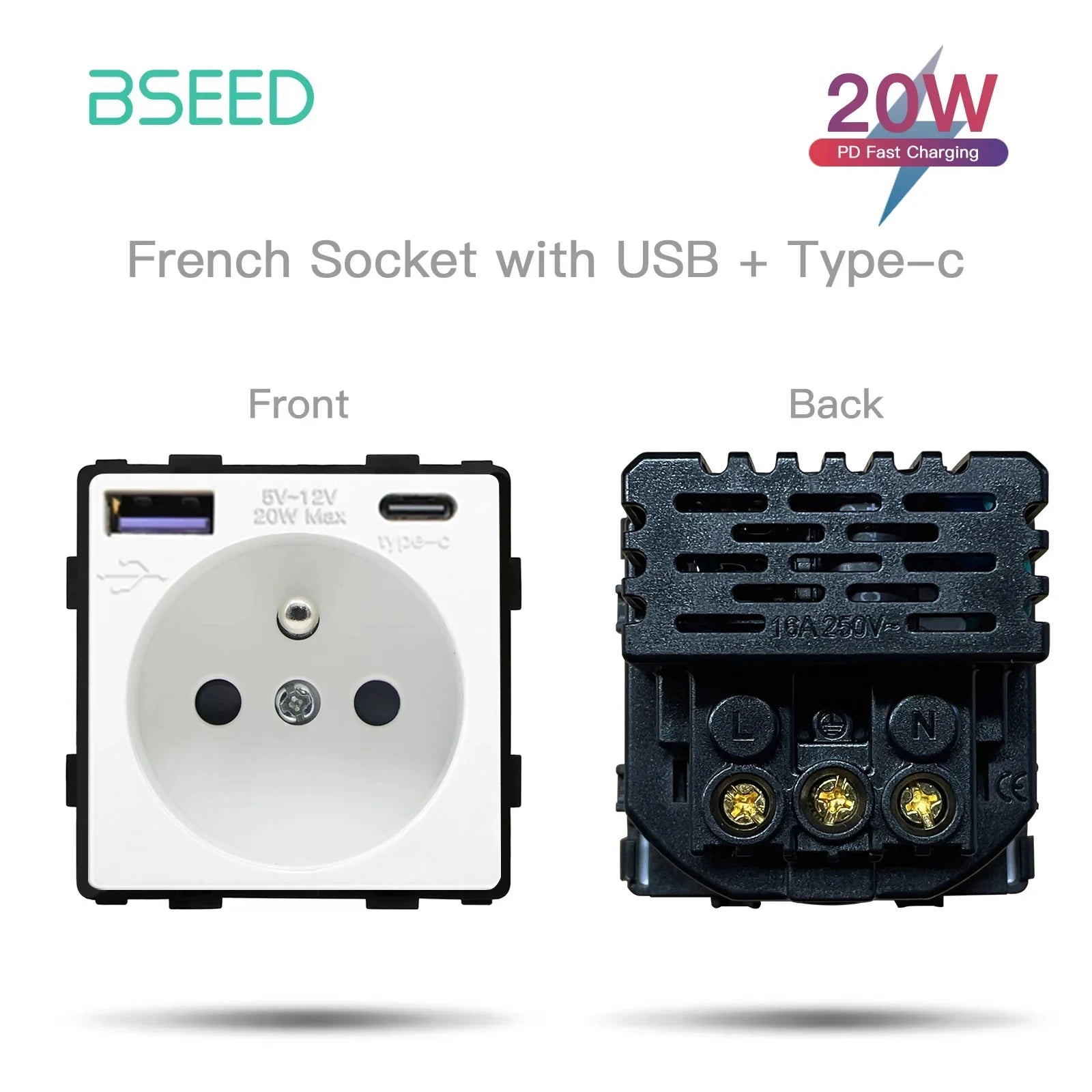 BSEED Wifi Smart Thermostats Electric Boiler Water Floor Heating Central Controller Glass Panel Socket Switch DIY Accessory Part